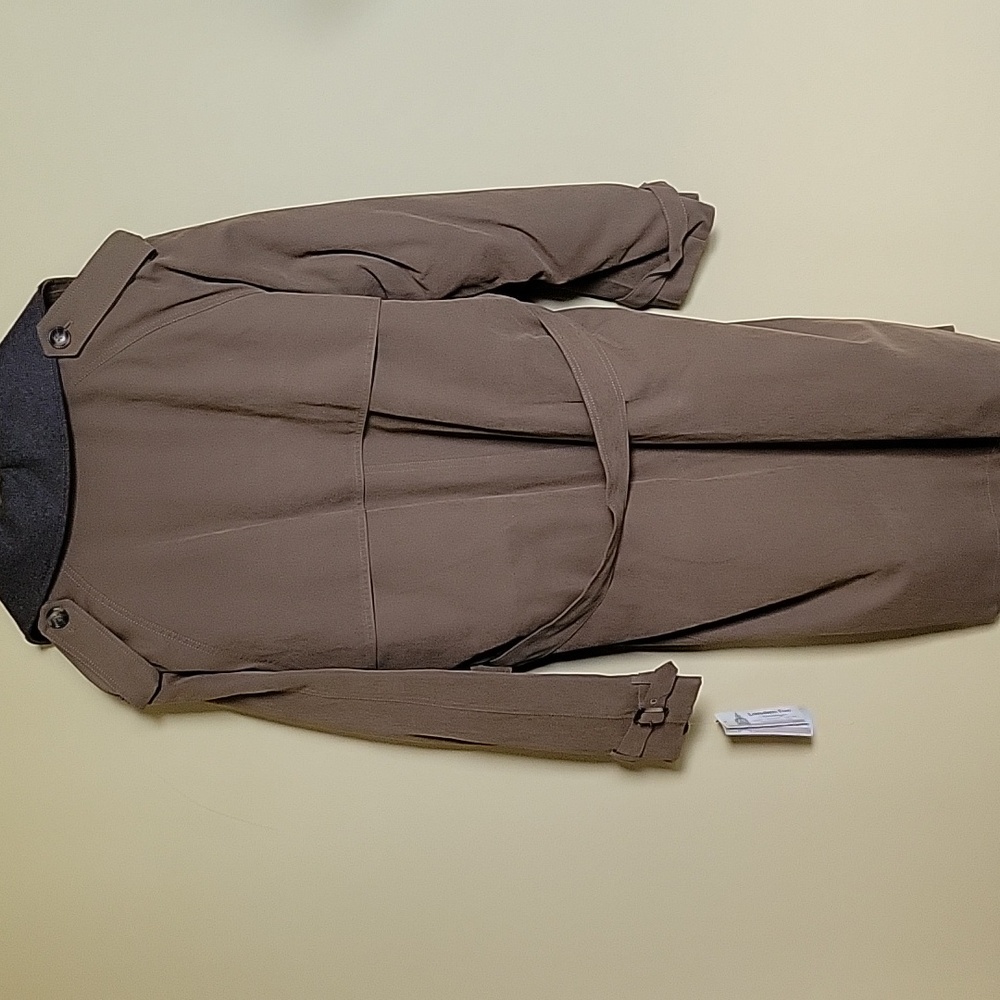 NWT London Fog Brown Double-Breasted Trench Coat - Picture 9 of 16